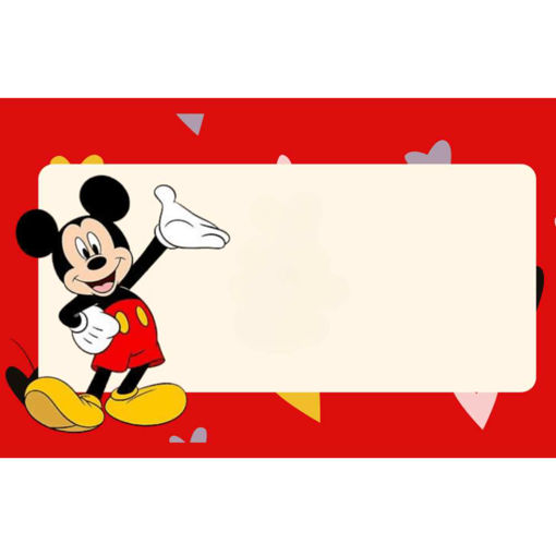 Picture of NAME TAG MICKEY MOUSE 88X55MM